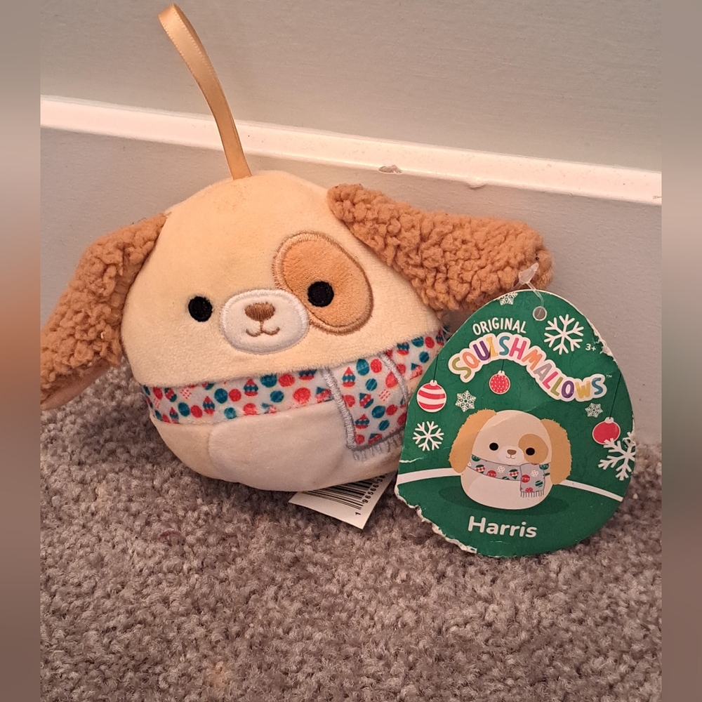 Brand New 4inch HARRIS The Dog Squishmallow